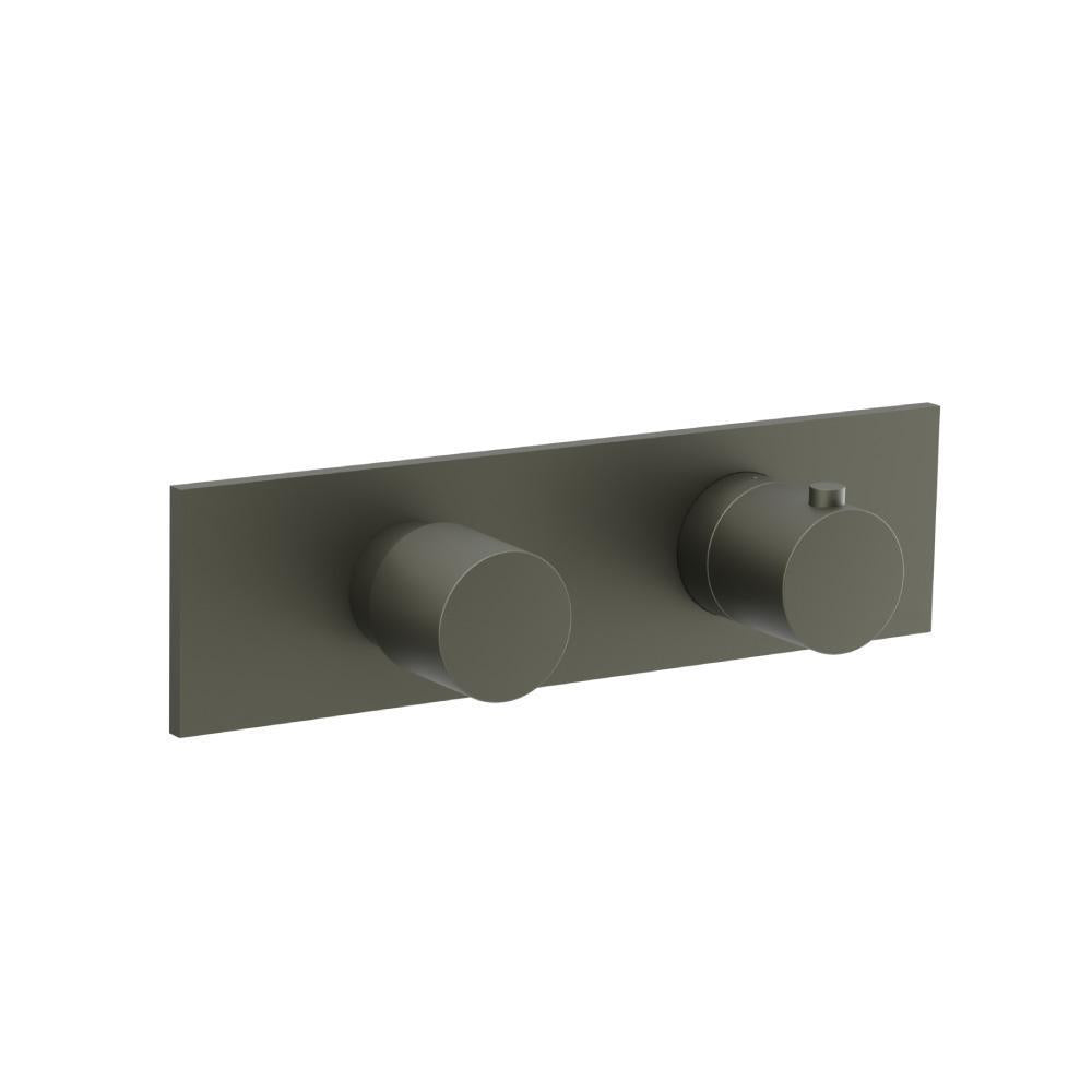Flusso 100.2705 3/4" Horizontal Thermostatic Shower Valve & Trim - 3 Output
