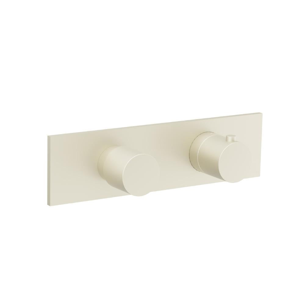 Flusso 100.2705 3/4" Horizontal Thermostatic Shower Valve & Trim - 3 Output