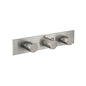 Flusso 100.2715T Trim For Horizontal Thermostatic Valve with 2 Volume Controls