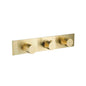 Flusso 100.2715 3/4" Horizontal Thermostatic Valve with 2 Volume Controls & Trim