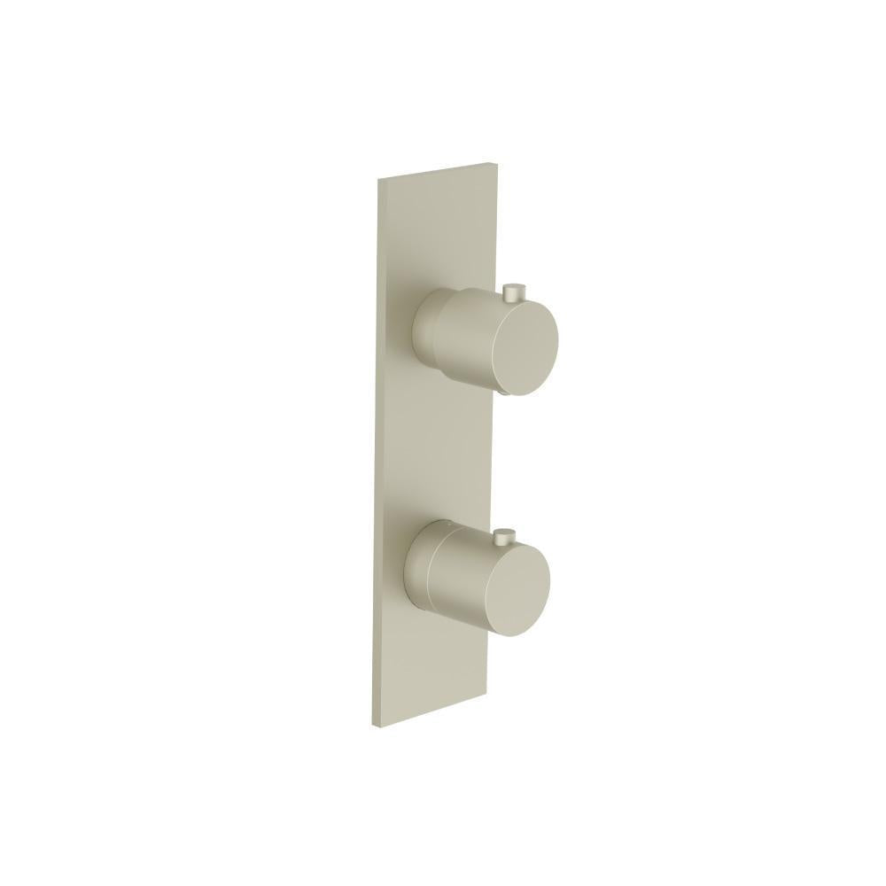 Flusso 100.2720 3/4" Horizontal Thermostatic Shower Valve & Trim - 1- Output