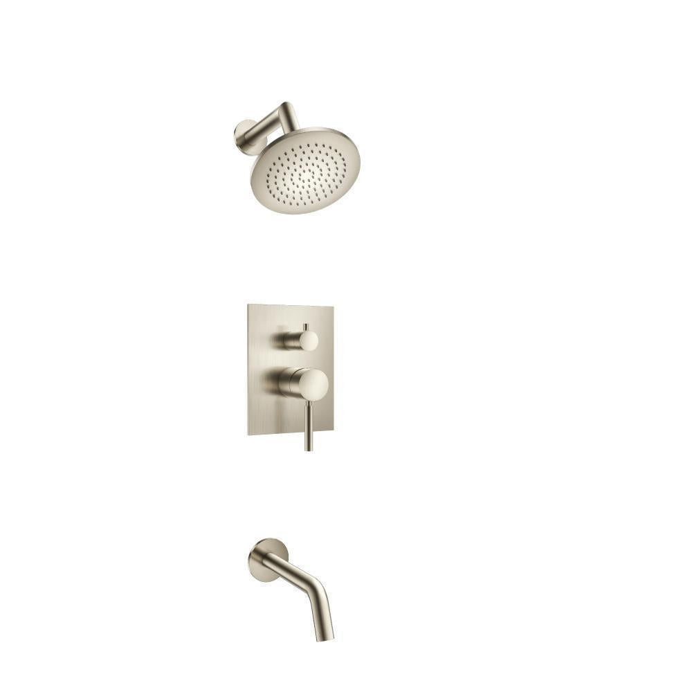 Flusso 100.3200 Two Output Shower Set With Shower Head And Tub Spout