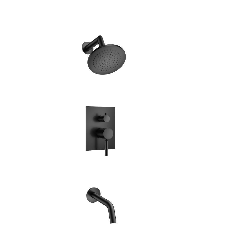 Flusso 100.3200 Two Output Shower Set With Shower Head And Tub Spout