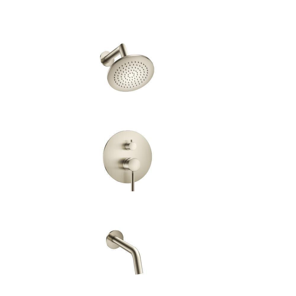 Flusso 100.3210 Two Output Shower Set With Shower Head And Tub Spout