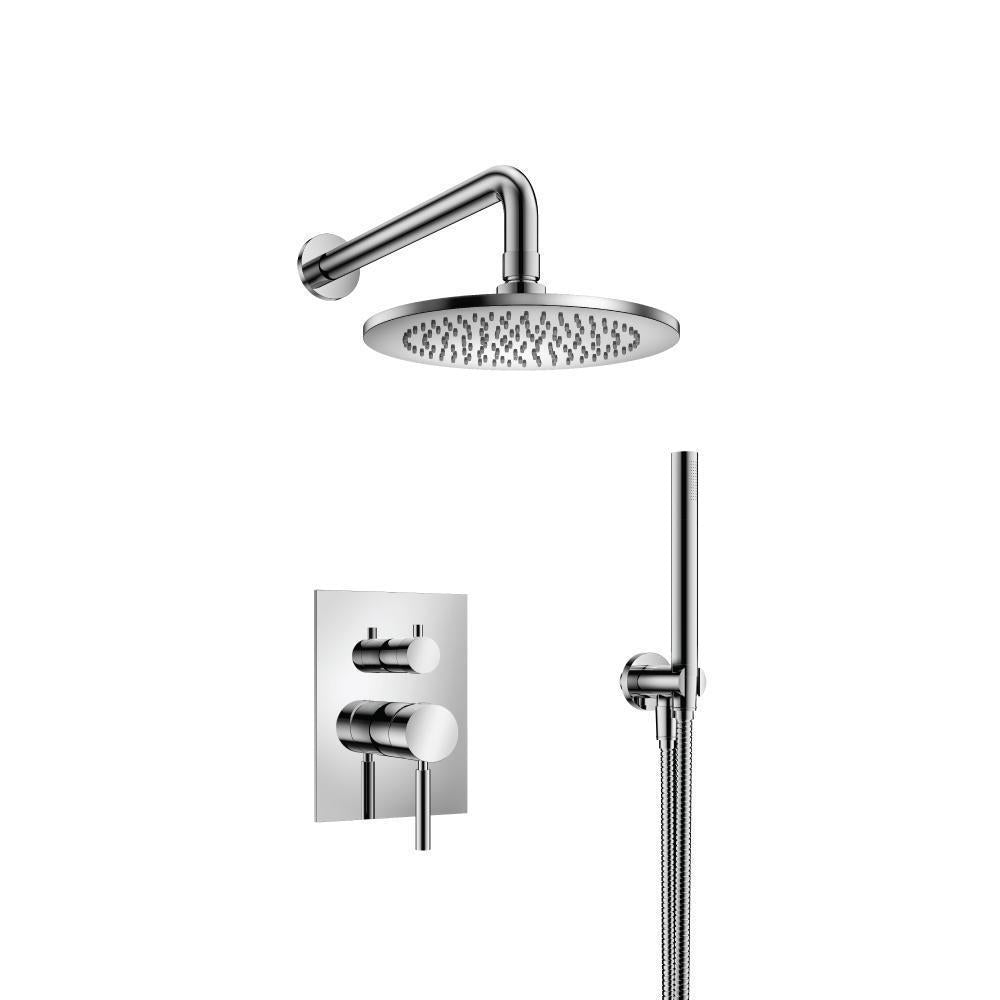 Flusso 100.3300 Two Output Shower Set With Shower Head And Hand Held
