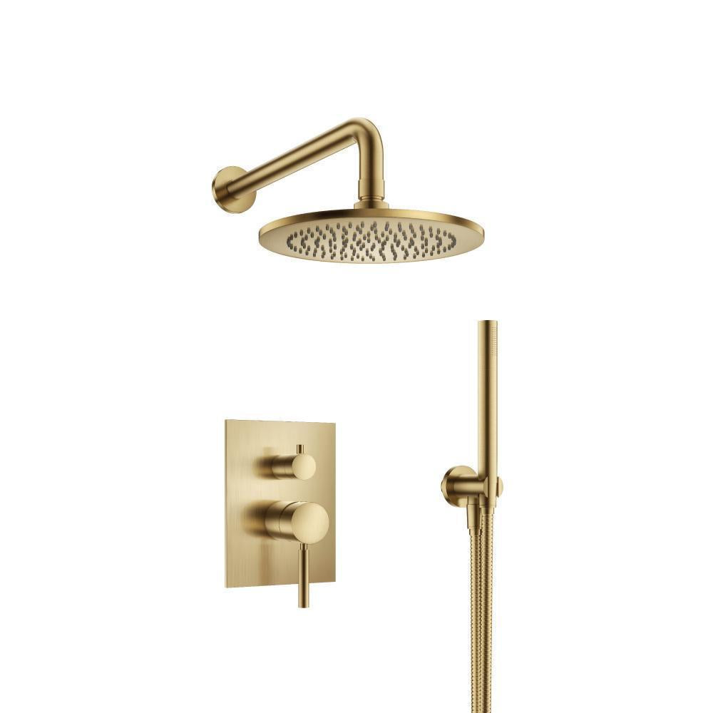 Flusso 100.3300 Two Output Shower Set With Shower Head And Hand Held