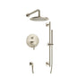 Flusso 100.3360 Two Output Shower Set With Shower Head, Hand Held And Slide Bar