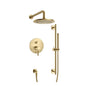 Flusso 100.3360 Two Output Shower Set With Shower Head, Hand Held And Slide Bar