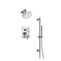 Flusso 100.3400 Two Output Shower Set With Shower Head, Hand Held And Slide Bar