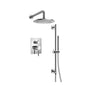 Flusso 100.3450 Two Output Shower Set With Shower Head, Hand Held And Slide Bar