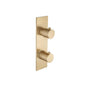 Flusso 100.2740 3/4" Thermostatic Shower Valve & Trim - 2-Output