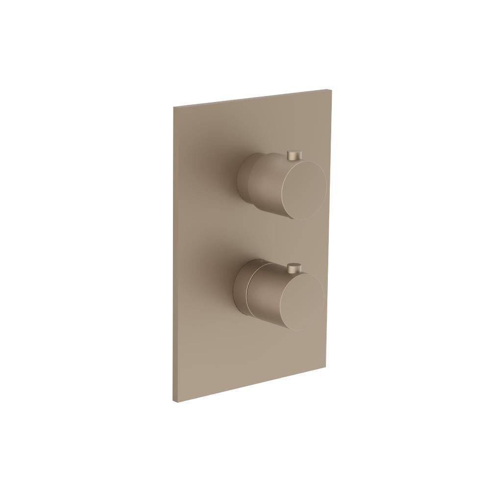 Flusso 100.4101 3/4" Thermostatic Shower Valve & Trim - 1 Output
