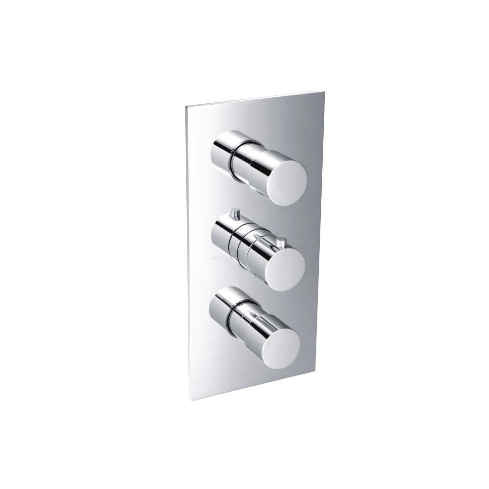 Flusso 100.4501 3/4" Thermostatic Valve With Trim - 3 Output