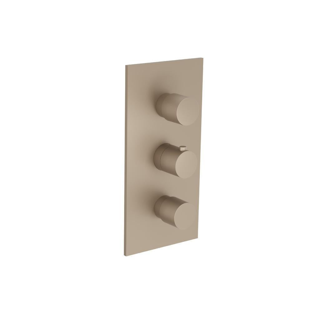 Flusso 100.4501 3/4" Thermostatic Valve With Trim - 3 Output