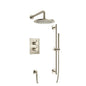 Flusso 100.7100 Two Output Shower Set With Shower Head, Hand Held And Slide Bar