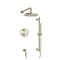 Flusso 100.7110 Two Output Shower Set With Shower Head, Hand Held And Slide Bar