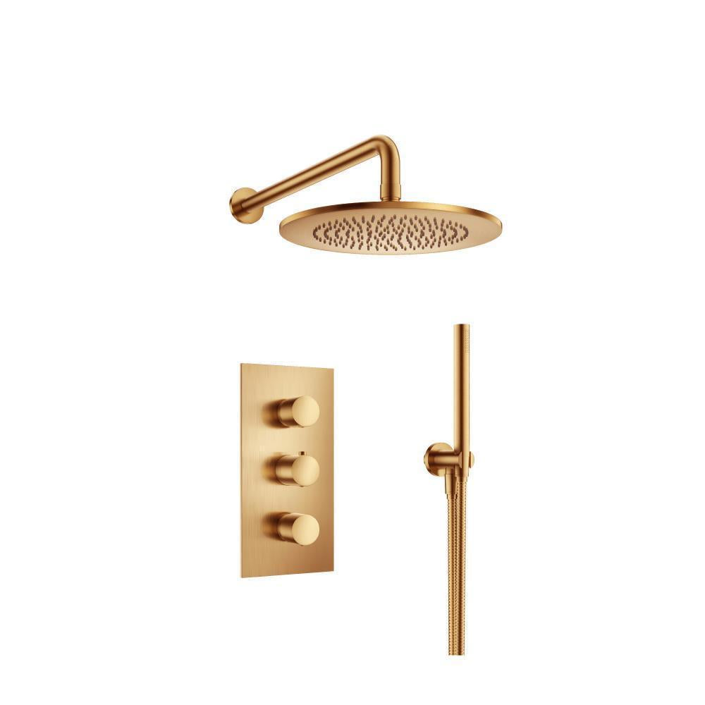 Flusso 100.7150 Two Output Shower Set With Shower Head And Hand Held