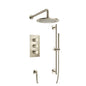 Flusso 100.7200 Two Output Shower Set With Shower Head, Hand Held And Slide Bar