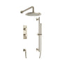 Flusso 100.7300 Two Output Shower Set With Shower Head, Hand Held And Slide Bar