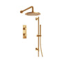 Flusso 100.7350 Two Output Shower Set With Shower Head, Hand Held And Slide Bar