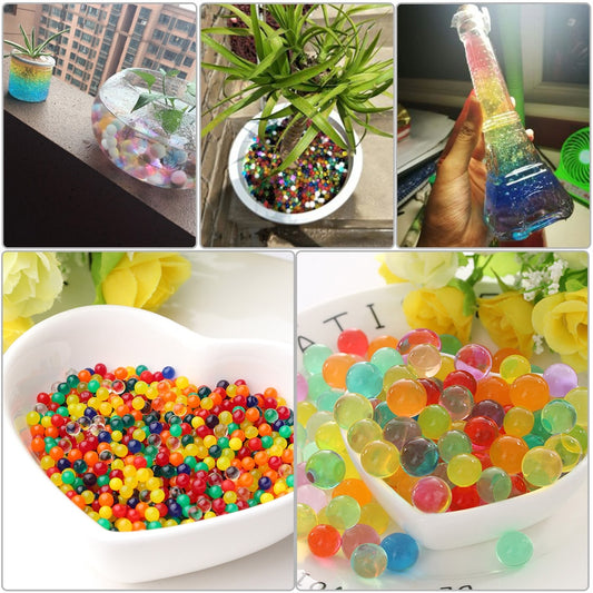 1000 Pcs/Bag Pearl Shaped Crystal Soil Aqua Soil