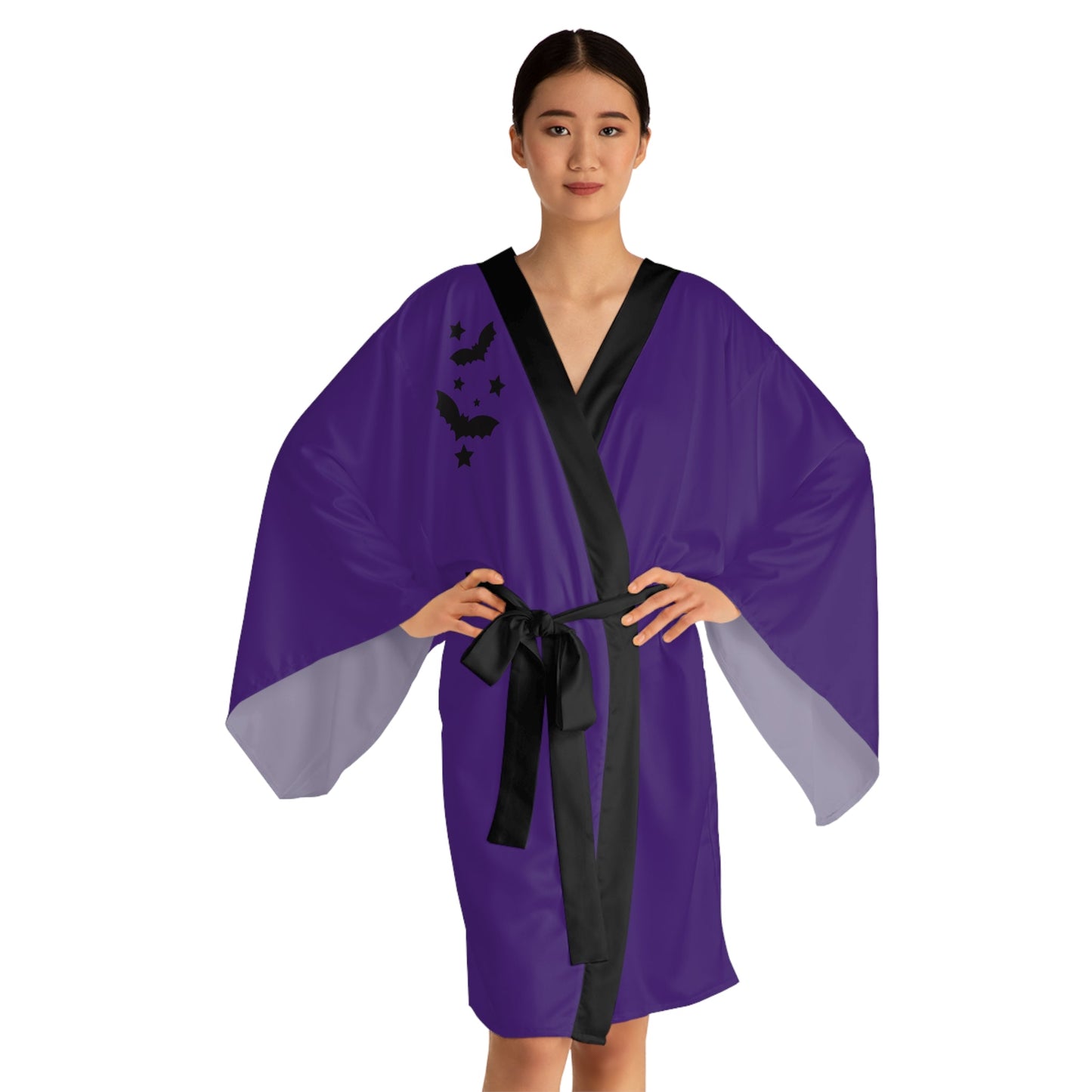 Gothic Graveyard Babe Kimono Robe