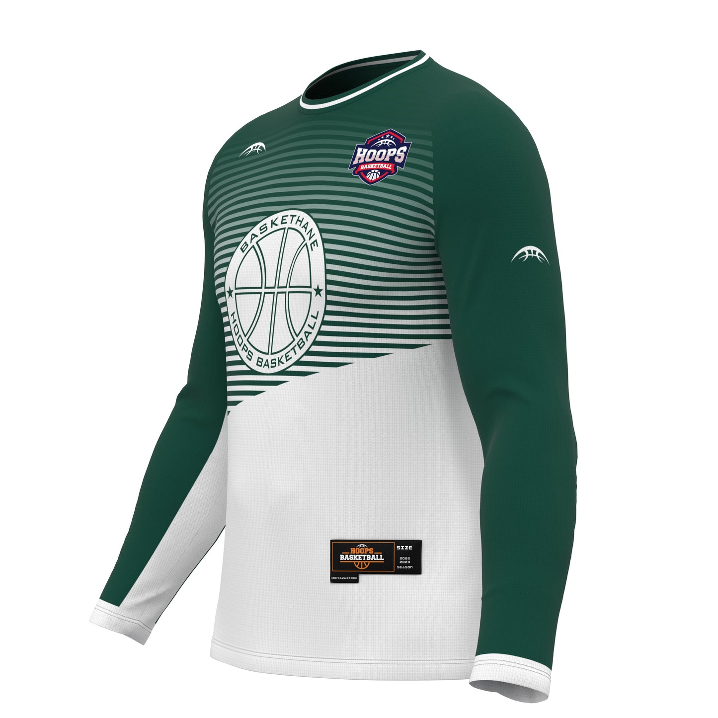 Custom Digital Print Basketball Warm-Up Shirt - 1009