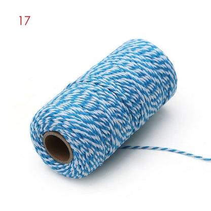 100m/roll DIY Colorful 2ply Bakers Twine String