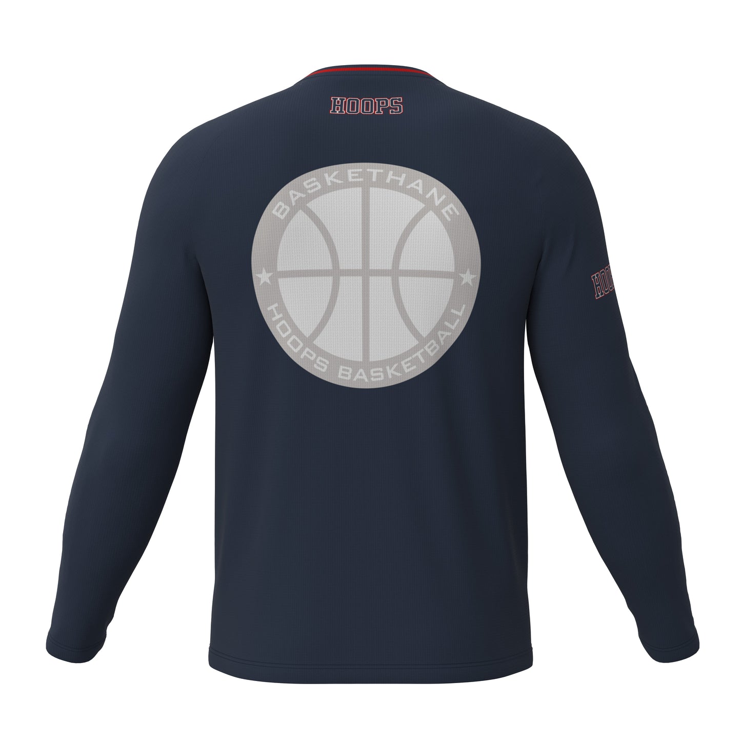 Custom Digital Print Basketball Warm-Up Shirt - 1016