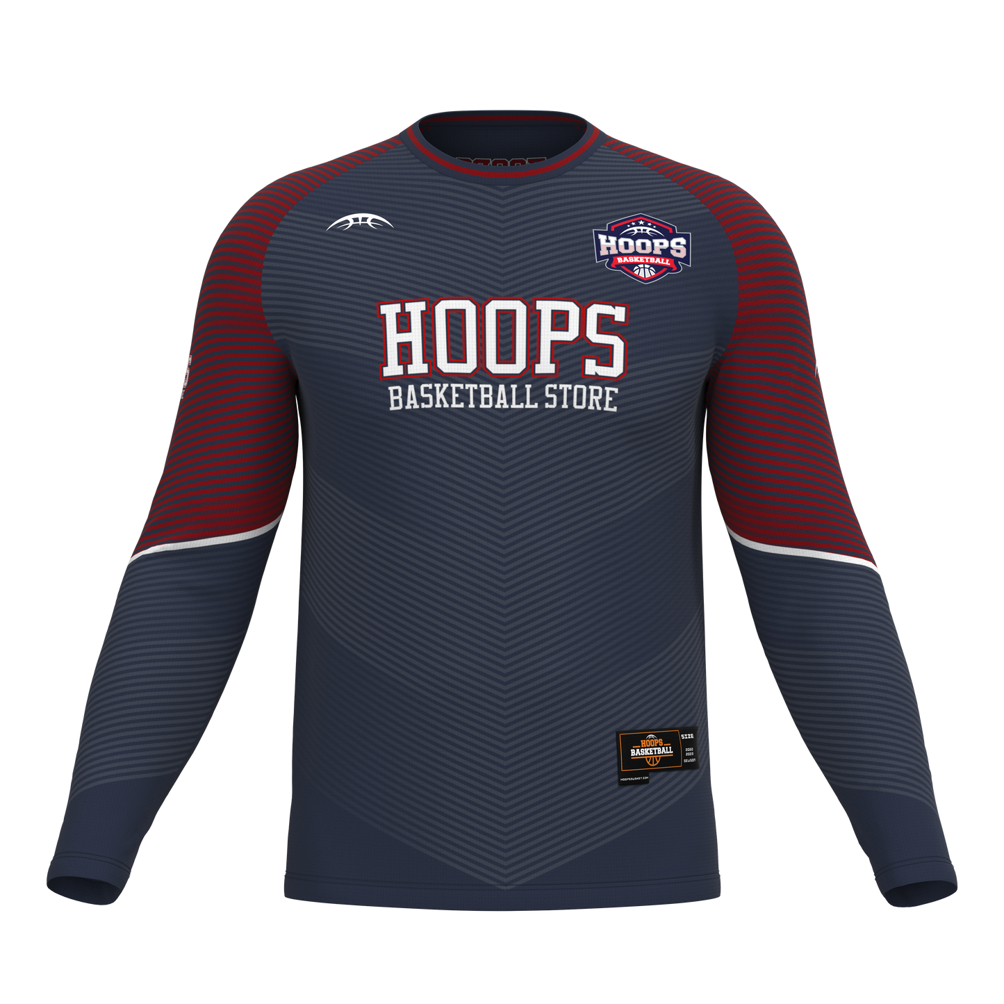 Custom Digital Print Basketball Warm-Up Shirt - 1019