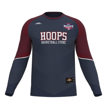 Custom Digital Print Basketball Warm-Up Shirt - 1019