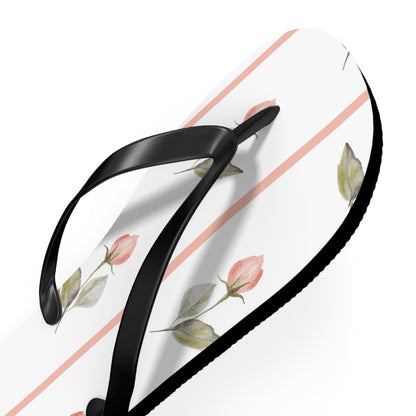 Customizable: Floral Flip Flops - Summer Footwear, Beach Sandals, Vacation Essentials, Gift for Her