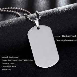 Stainless Steel Men's Necklace - Durable and Stylish Accessory