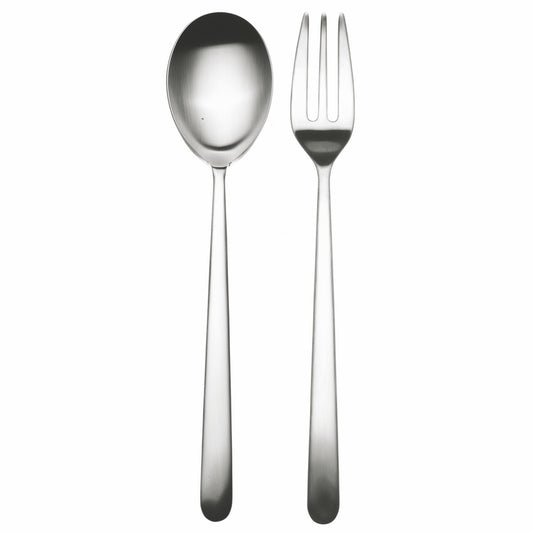 Serving Set (Fork and Spoon) LINEA ICE | Kitchen + Metal |