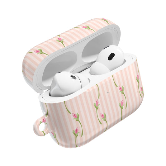 Customizable: Chic Floral AirPod Cases, Cute Earbud Covers, Gift for Music Lovers, Trendy Tech Accessories, Mother's Day Gift, Spring Style