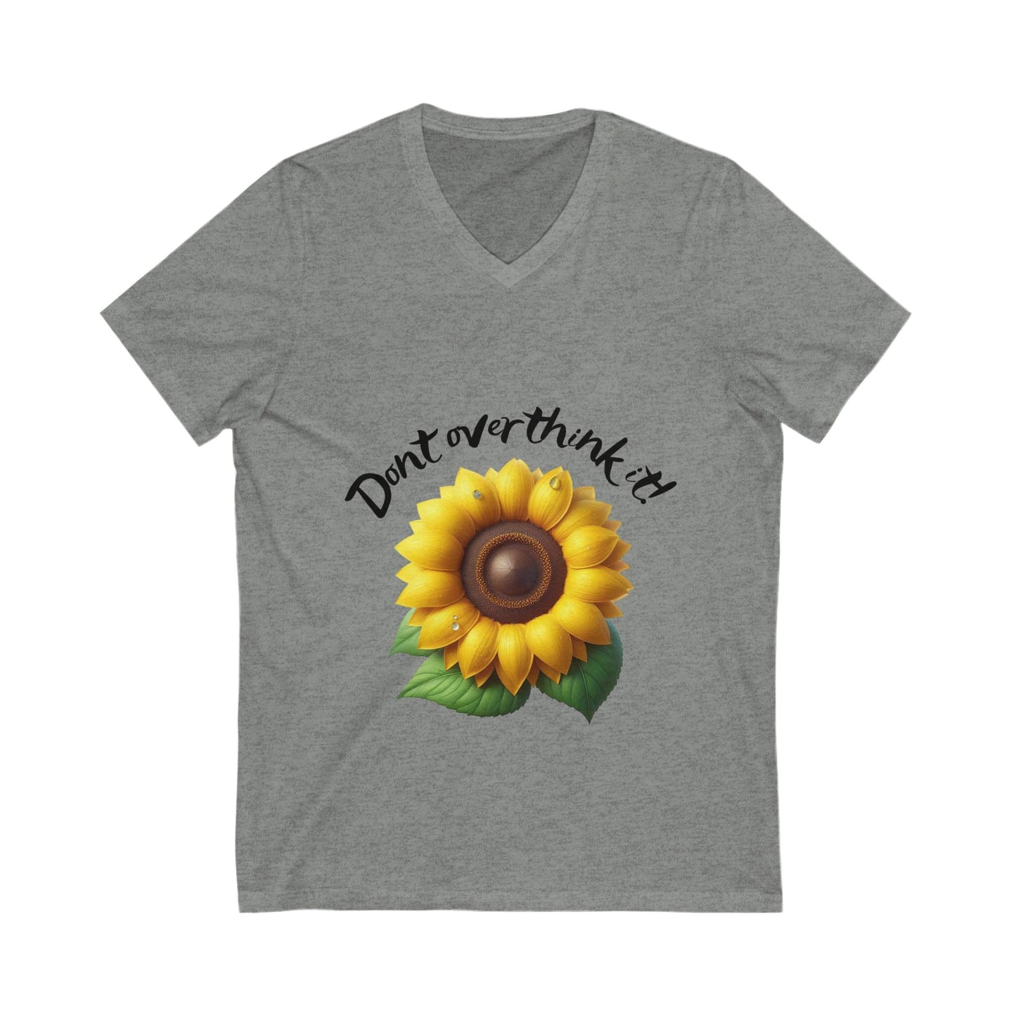 Overthink:  Short Sleeve V-Neck Women's T-shirt
