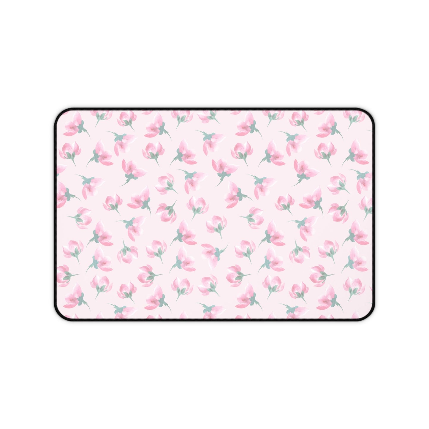 Customizable: Floral Desk Mat - Pink Blossom Mouse Pad, Office Decor, Gift for Home Office, Cute Workspace Accessories, Mother's Day Gift