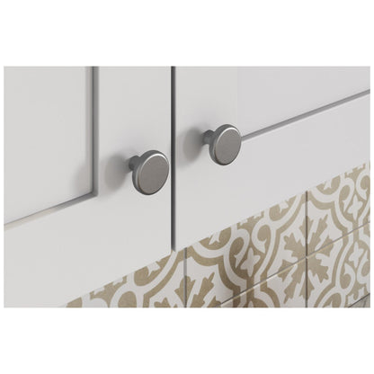 1-1/4" Diameter Satin Nickel Gibson Cabinet Knob