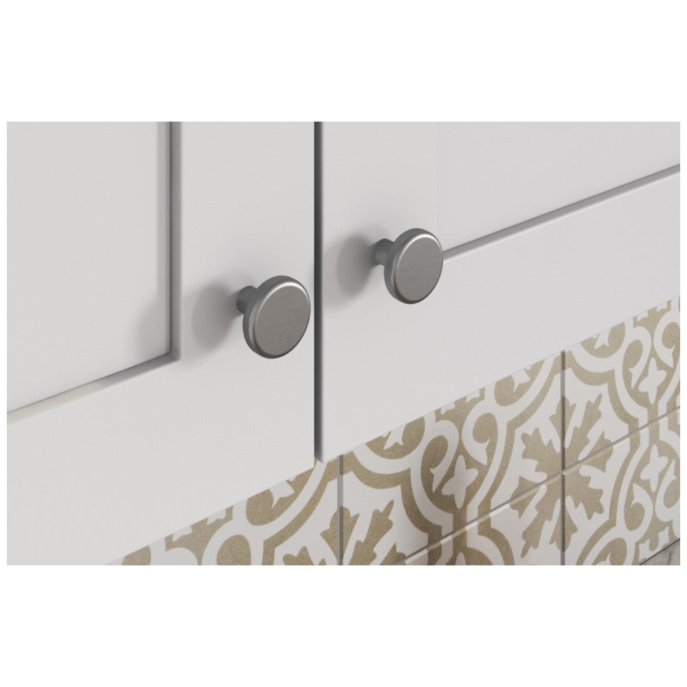 1-1/4" Diameter Satin Nickel Gibson Cabinet Knob