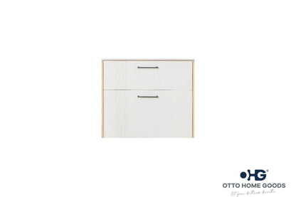 Linea 28" White Bathroom Vanity | Floating or Freestanding with Porcelain Top