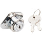 7/8" Chrome Drawer Lock Keyed Different