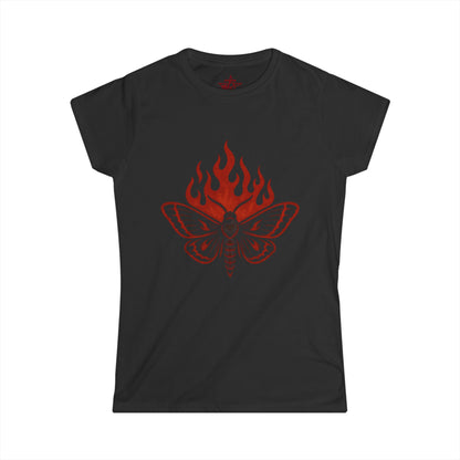 Gothic Fire Moth Graphic Tee