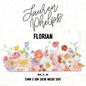 Florian 15mm washi