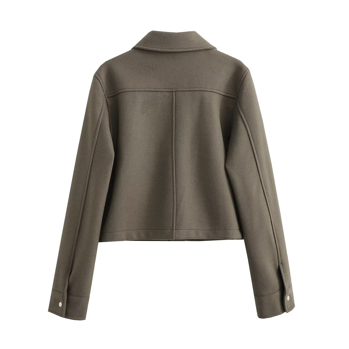 Autumn Women Clothing Street Casual Soft Woolen Jacket