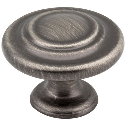1-5/16" Diameter Satin Nickel Round Arcadia Cabinet Knob