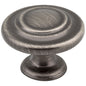 1-5/16" Diameter Satin Nickel Round Arcadia Cabinet Knob