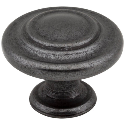 1-5/16" Diameter Satin Nickel Round Arcadia Cabinet Knob