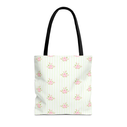 Customizable: Floral Pattern Tote Bag | Stylish Shopping Bag, Eco-Friendly Tote, Gift for Her, Beach Bag, Everyday Carryall