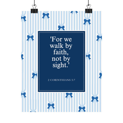 Inspirational Matte Vertical Posters, Faith Wall Art, Home Decor, Christian Decor, Motivational Print, Gift for Believers