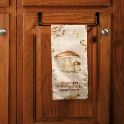You've Got So Mushroom In Your Heart Funny Dish Cloth Towel | Cotton